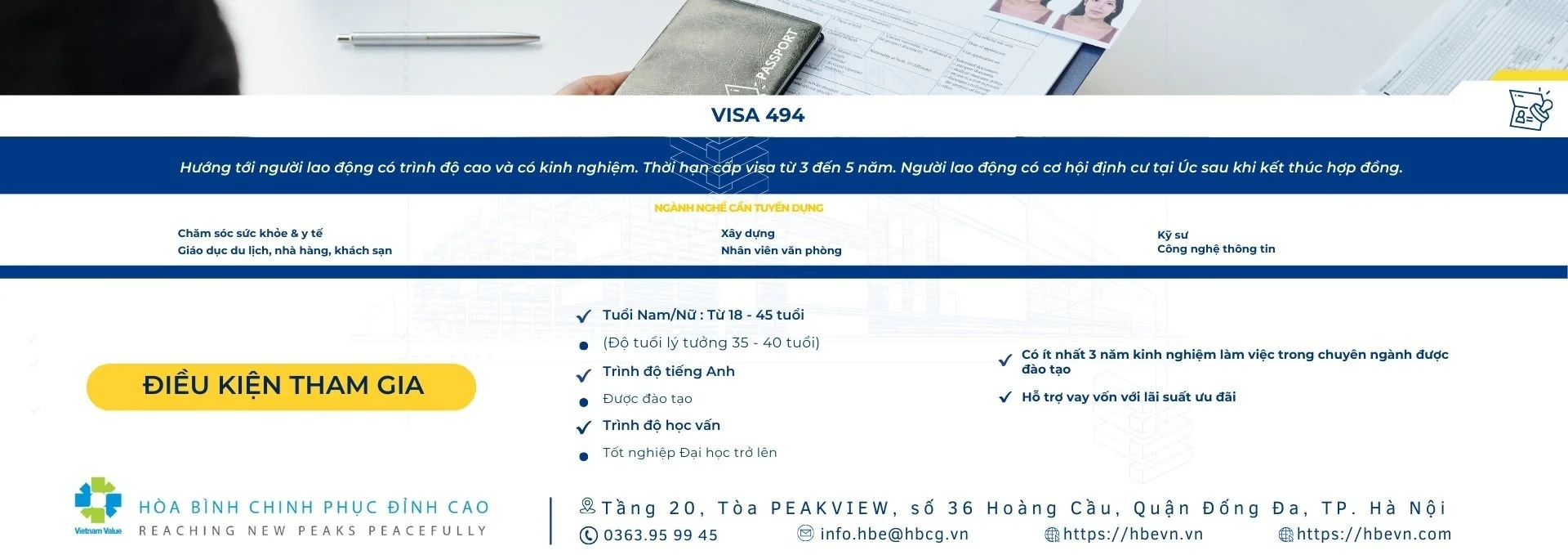 CÔNG TY CP  HƯỚNG NGHIỆP NGHỀ QUỐC TẾ HÒA BÌNH