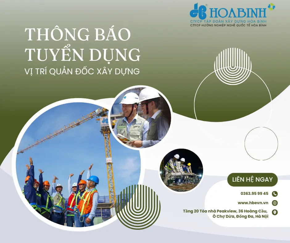 TUYỂN DỤNG LAO ĐỘNG TẠI NGA - VỊ TRÍ QUẢN ĐỐC XÂY DỰNG